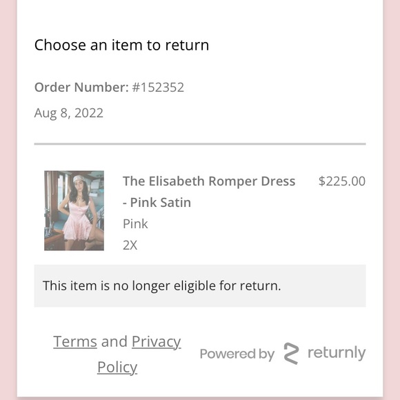 Vanessa Mooney silk “Elizabeth” romper size 3x new with tags - Picture 5 of 5